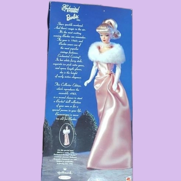 NIB 95/96? ENCHANTED EVENING BARBIE Collector Edition Doll #14992 Mattel Vintage - Picture 2 of 10